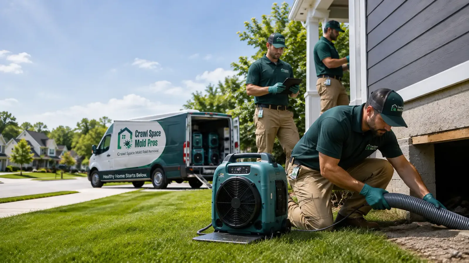 Crawl Space Mold Removal in Clarks Grove, MN